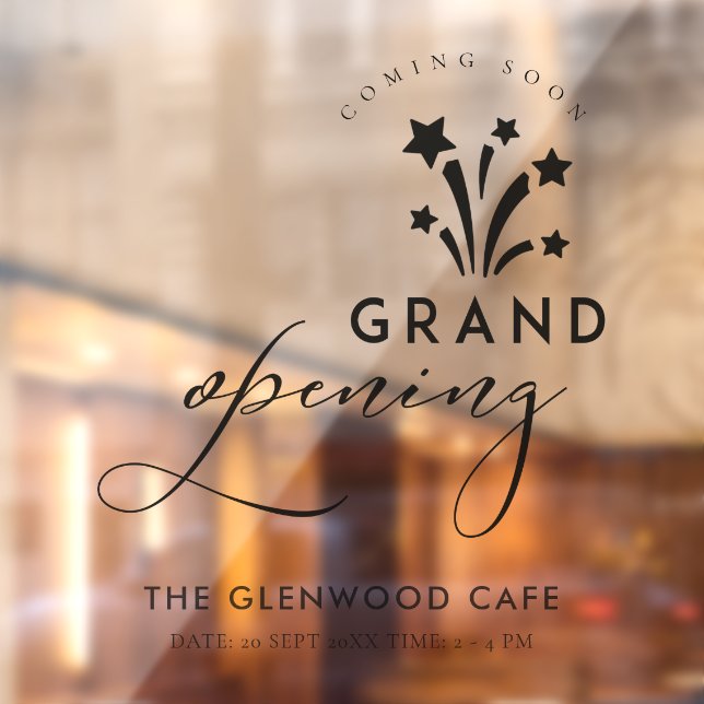 Vinilos Para Cristales Próximamente se acerca la estrella negra de la gra (Hoja 2)