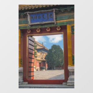 Vinilos Para Cristales Puerta abierta en la ciudad prohibida - Beijing, C