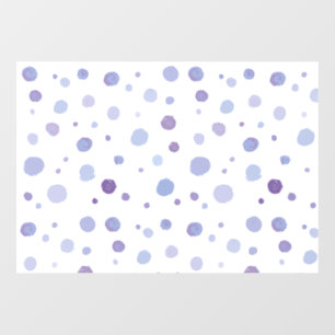 Vinilos Para Cristales puntos de polka pintados a mano