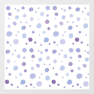 Vinilos Para Cristales puntos de polka pintados a mano