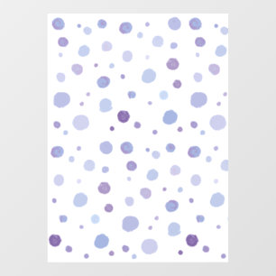 Vinilos Para Cristales puntos de polka pintados a mano