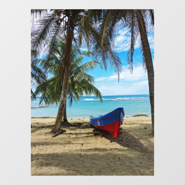 Vinilos Para Cristales Pura vida en Costa Rica - Centroamérica (Hoja)