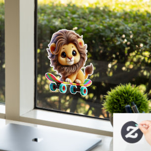 Vinilos Para Cristales Rad Lion en un rollo