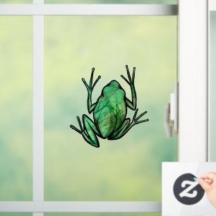 Vinilos Para Cristales Ranas artísticas de rana de árbol lindo Me encanta
