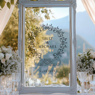 Vinilos Para Cristales Real, Elegante, Boda