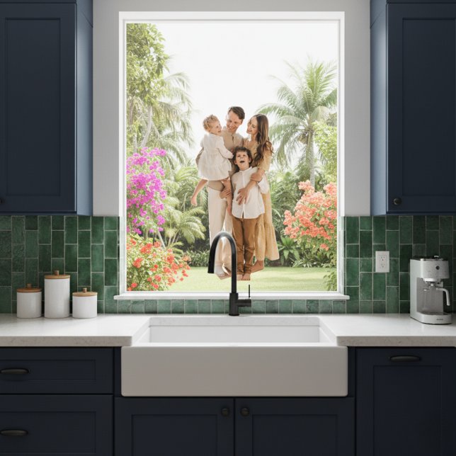 Vinilos Para Cristales Recuerdos familiares: Ventana fotográfica personal (Family Memories: Personalized Photo Window Window Cling)