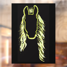 Vinilos Para Cristales Reflexiones soleadas de un caballo