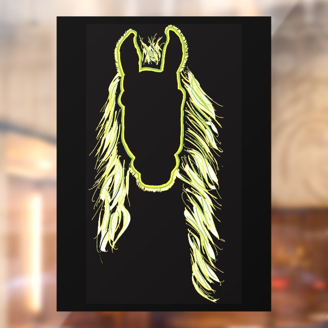 Vinilos Para Cristales Reflexiones soleadas de un caballo (Hoja 2)