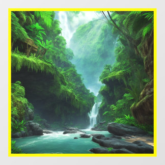 Vinilos Para Cristales Refugio extranjero: Maravillas exuberantes y besti