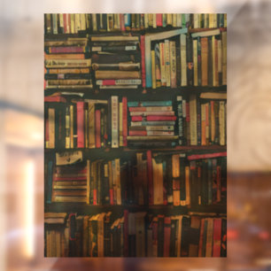 Vinilos Para Cristales regalo de amante de biblioteca de Guay