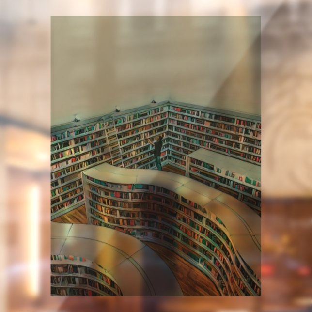 Vinilos Para Cristales regalo de amante de la lectura de Guay (Hoja 2)
