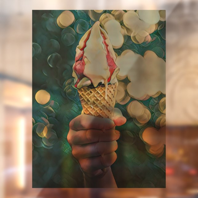 Vinilos Para Cristales Regalo de amante de los helados (Hoja 2)