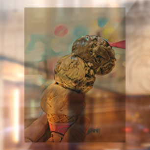 Vinilos Para Cristales Regalo de cumpleaños de helados
