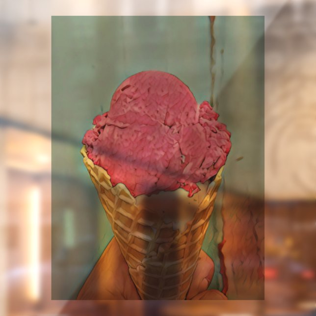 Vinilos Para Cristales Regalo de cumpleaños de helados (Hoja 2)