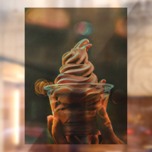 Vinilos Para Cristales Regalo de cumpleaños de helados