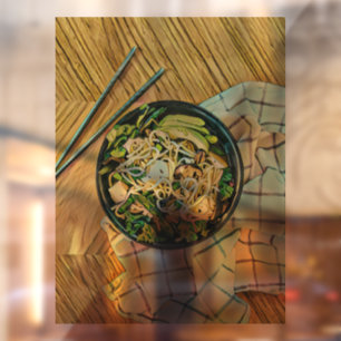 Vinilos Para Cristales Regalo de cumpleaños de Ramen