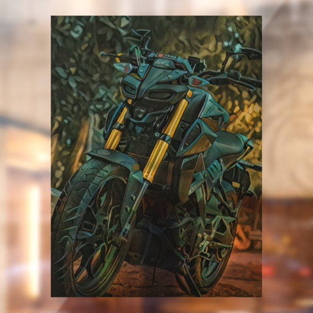 Vinilos Para Cristales Regalo de motocicleta (Hoja 2)