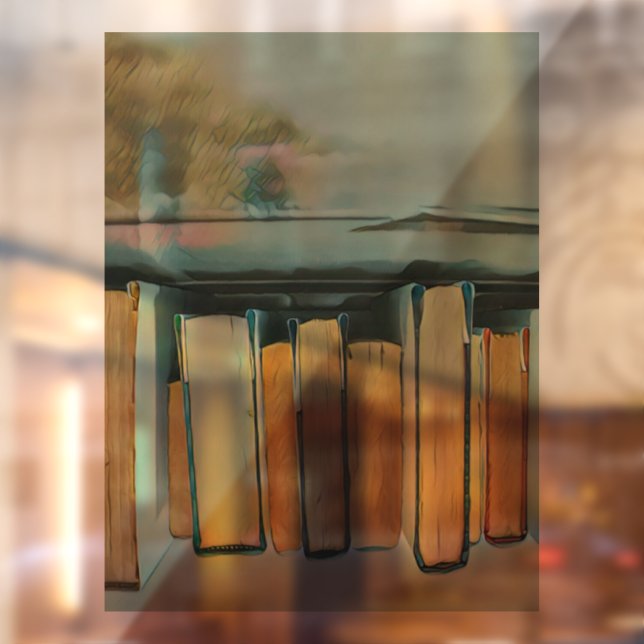 Vinilos Para Cristales Regalos para los amantes del libro (Hoja 2)