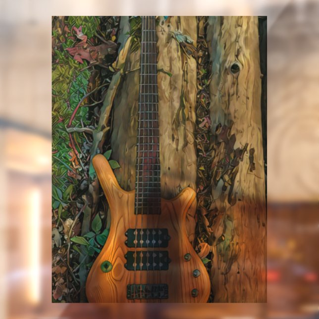 Vinilos Para Cristales Regalos para un guitarrista musical (Hoja 2)