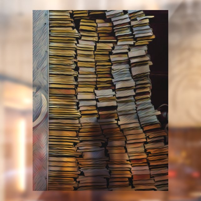 Vinilos Para Cristales Regalos singulares para los amantes del libro (Hoja 2)