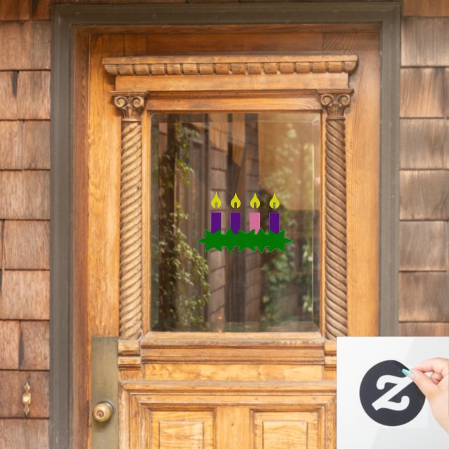 Vinilos Para Cristales Reloj de ventanas de flechas de amarre y de flecha (Puerta de casa)