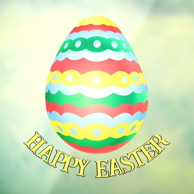 Vinilos Para Cristales Relojes de Pascua Personalizados Relojes de Ventan (Hoja 3)