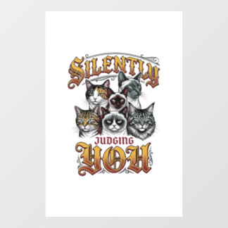 Vinilos Para Cristales Remitiéndote en silencio camiseta gráfica vintage 