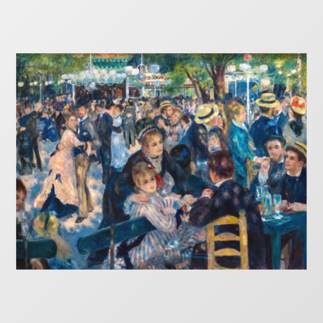 Vinilos Para Cristales Renoir - Danza en Le Moulin de la Galette (Hoja)