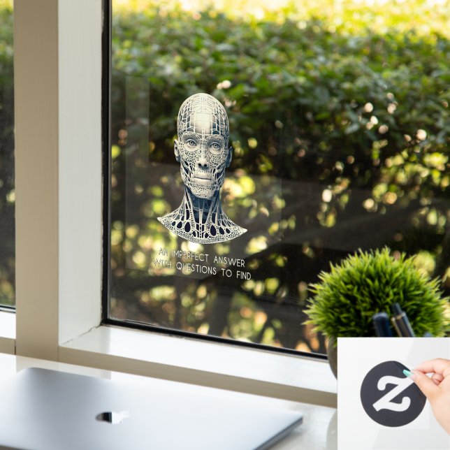 Vinilos Para Cristales Respuesta Imperfecta Transparente (Oficina)