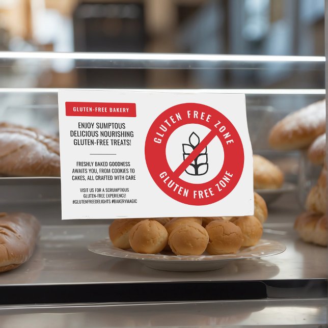 Vinilos Para Cristales Restaurante Gluten Free Allergy Safe Bakery Promo (Subido por el creador)
