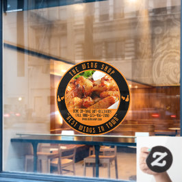Vinilos Para Cristales Restaurante personalizar Chicken Wing Delantero gr