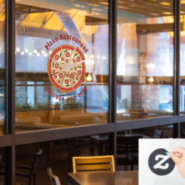 Vinilos Para Cristales Restaurante Pizza