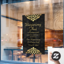 Restaurante tailandés personalizado Arte tailandés