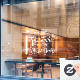 Vinilos Para Cristales Restaurante y oficina Feliz Año Nuevo