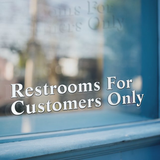 Vinilos Para Cristales Restaurantes personalizares Para Clientes Sólo Bla (Subido por el creador)