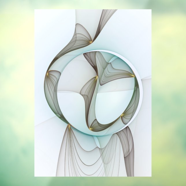 Vinilos Para Cristales Resumen Elegancia dorada turquesa moderna (Hoja 3)