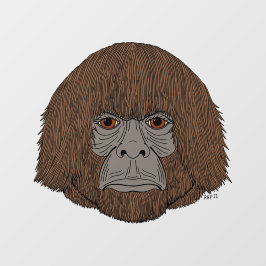 Vinilos Para Cristales Retrato de pie grande 2 (parecido a un ser humano)