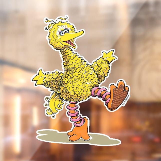 Vinilos Para Cristales Retro Art Big Bird (Hoja 2)