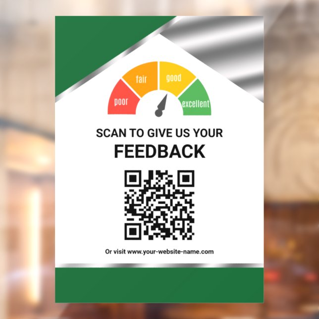 Vinilos Para Cristales Retroalimentación del cliente mediante código QR s (Hoja 2)