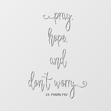 Reza, esperanza y no te preocupes por la religión