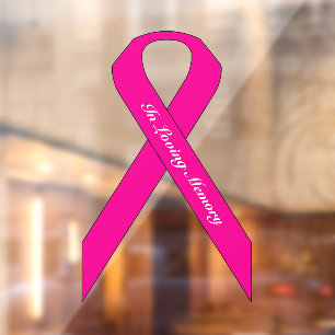 Vinilos Para Cristales [Rosa] Cinta de la Cinta de Concienciación sobre 