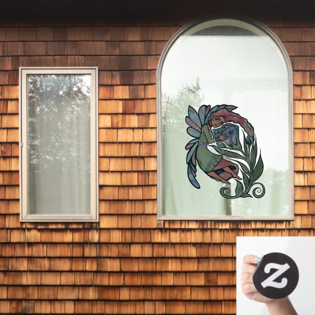 Vinilos Para Cristales Rosa de jardín (Ventana de inicio)