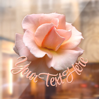 Vinilos Para Cristales Rosa Decal Personalizado Rosa Silvestre Llamado po