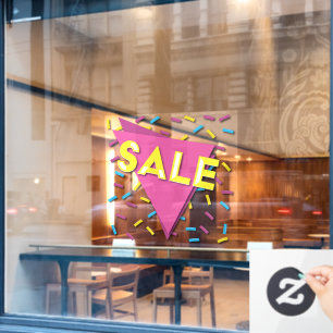 Vinilos Para Cristales Rótulo de escaparate de venta de Confetti brillant