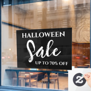 Vinilos Para Cristales Rótulo de venta de Halloween, carteles boutique, t