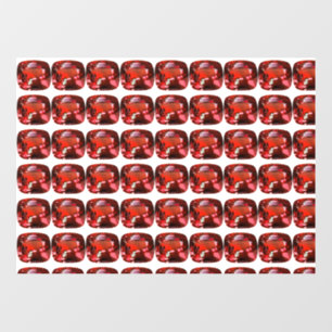 Vinilos Para Cristales Ruby Gemstone Red