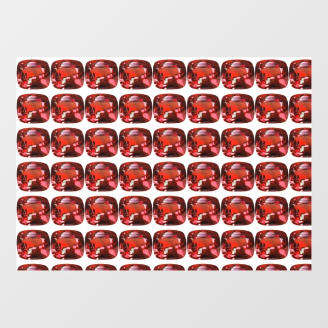Vinilos Para Cristales Ruby Gemstone Red (Hoja)