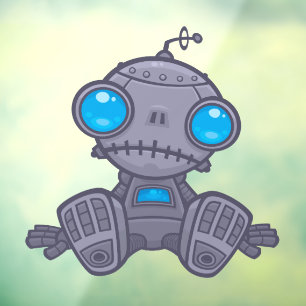 Vinilos Para Cristales Sad Robot