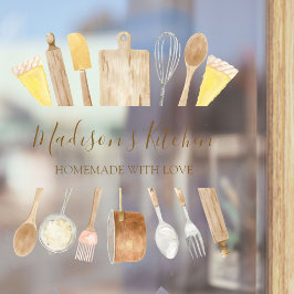 Vinilos Para Cristales Sage Green Eucalyptus Greenery Deja la Puerta