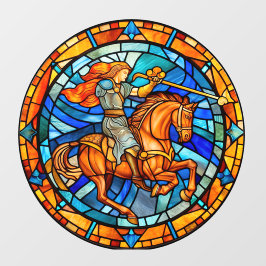 Vinilos Para Cristales Sagittarius Zodiac Rótulo Faux Stained Glass